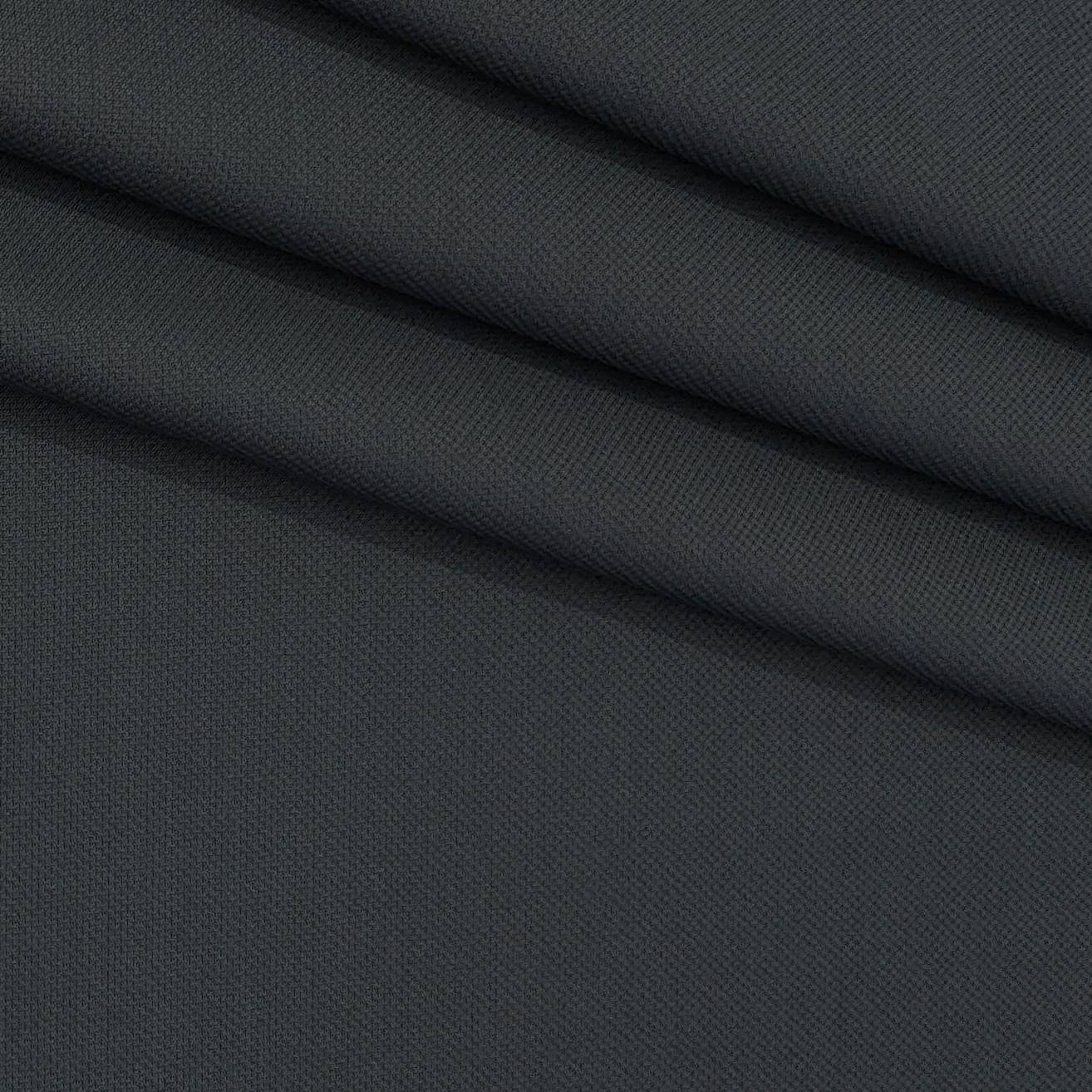 Trouser Fabric Donear Poly Viscose Textured Colour Lava Grey
